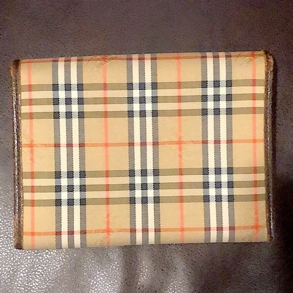 BURBERRYS Nova Check Plaid Wallet VINTAGE Unisex